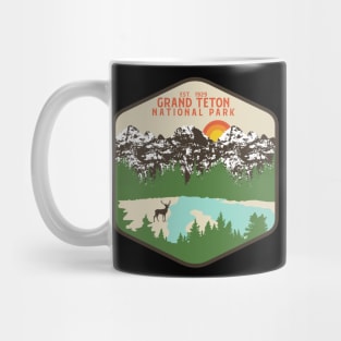 GRAND TETON NATIONAL PARK WYOMING HIKING CAMPING CLIMBING Mug